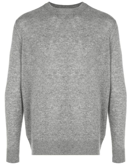 The Elder Statesman Gray Tranquility Cashmere Sweater