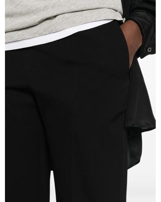 The Row Black Straight-Leg Trousers
