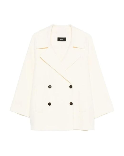 Arma Natural Double-breasted Buttoned Jacket