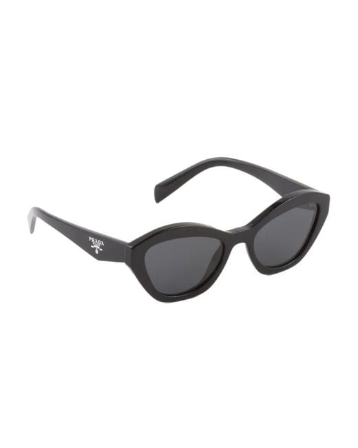 Prada Gray Cat-Eye Sunglasses
