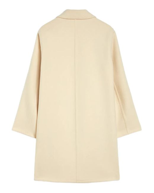 Jil Sander Natural Wool Coat