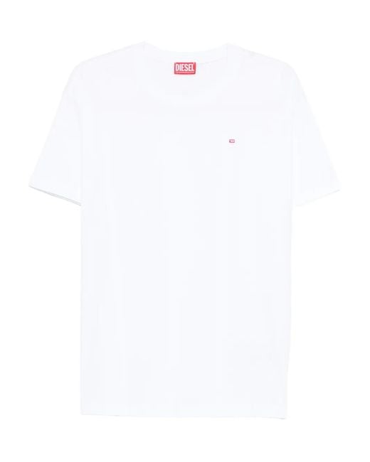 T-Shirt di DIESEL in White da Uomo