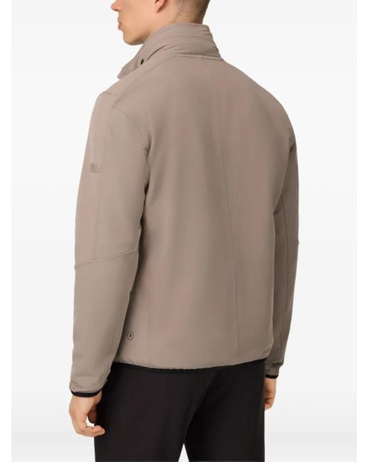 Boggi Brown B-tech Stretch Padded Windproof Jacket for men