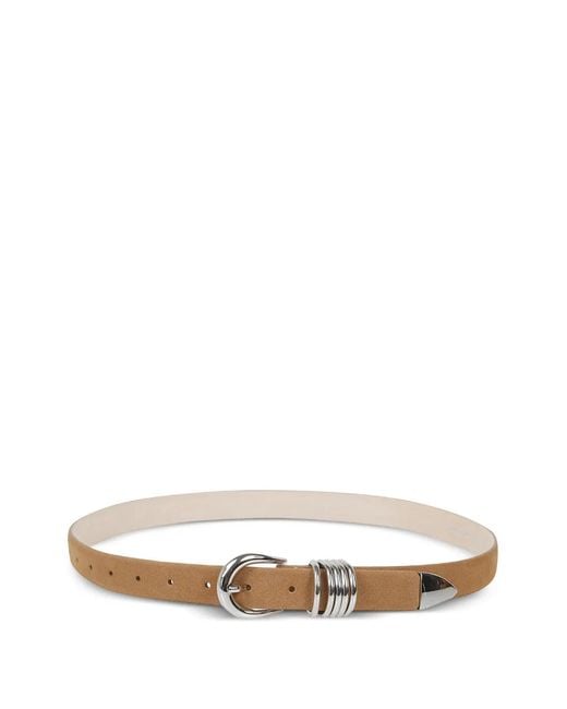 DEHANCHE White Hollyhock Multi-Ring Belt