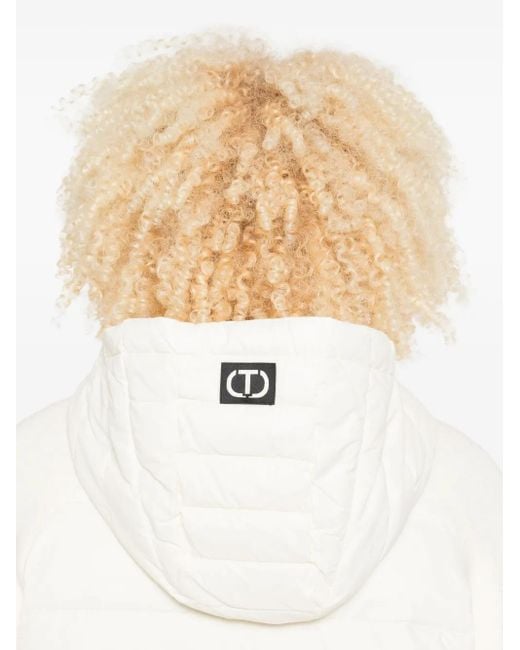 Twinset White Quilted Jacket