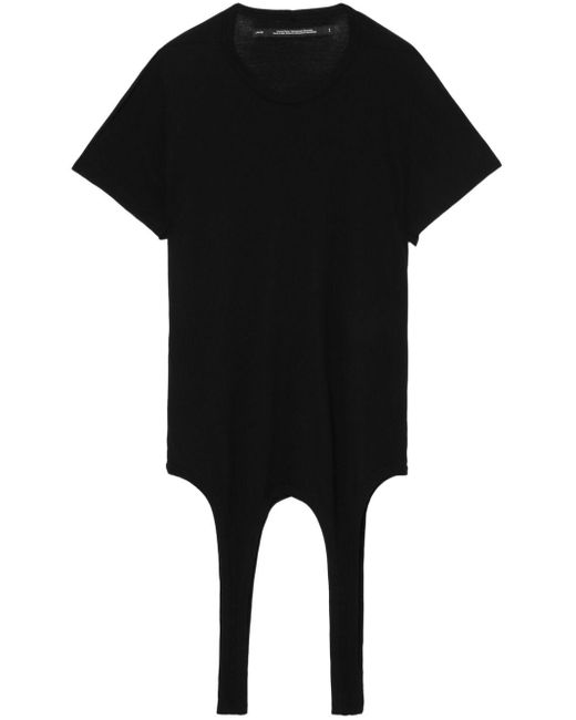 Julius T-shirt Met Bandje in het Black voor heren