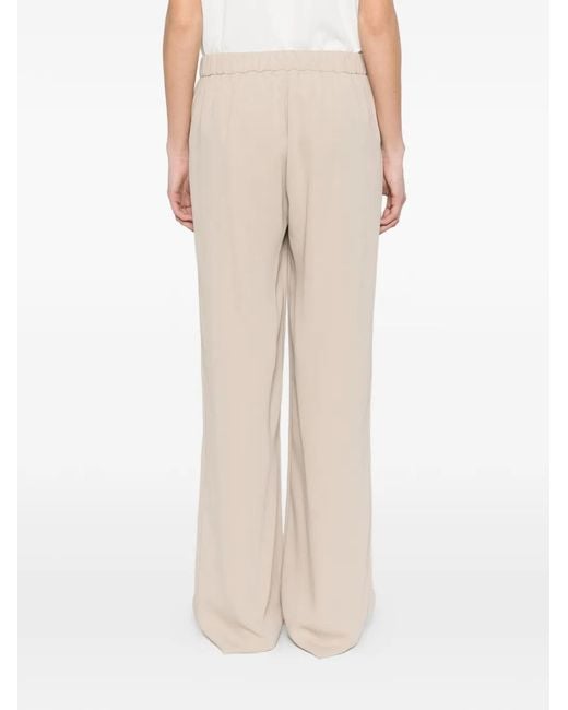 P.A.R.O.S.H. White Elasticated Trousers