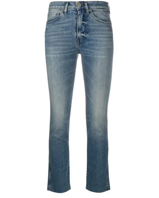 3x1 Blue Stonewashed Skinny Jeans