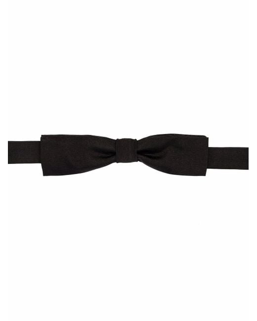 DSquared² Black Clip-On Slim Bow Tie for men
