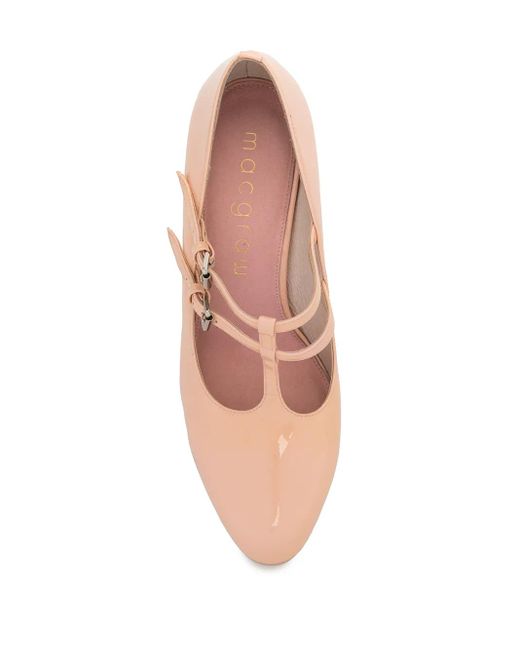 Macgraw Pink Aviary T-Bar 100Mm Pumps