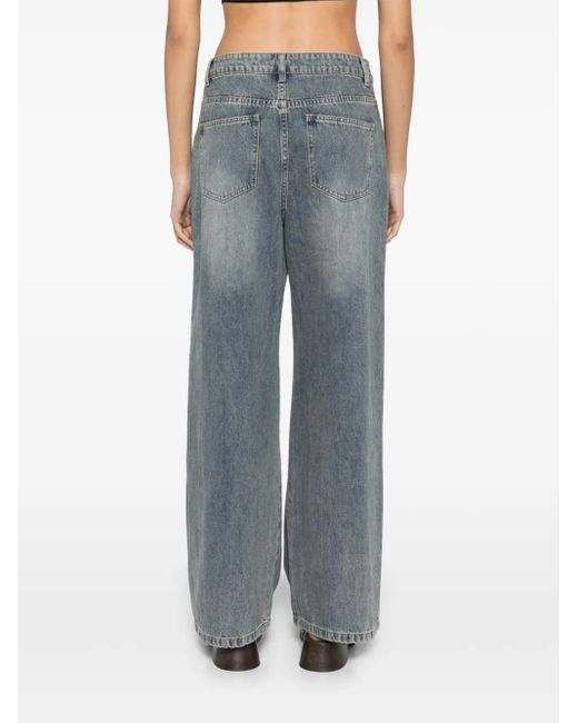 B+ AB Blue Panelled Jeans
