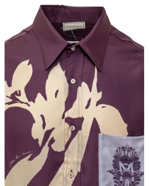 メンズ Pierre Louis Mascia Aloegots シャツ Purple