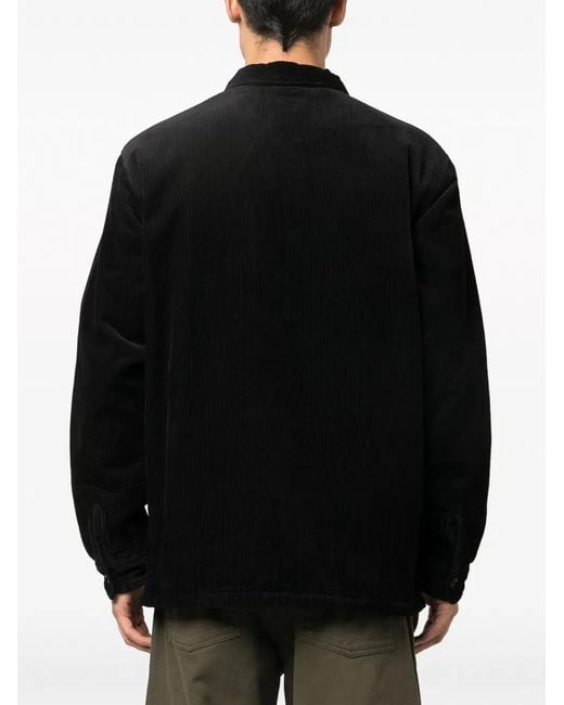 Carhartt Black Logo Cotton Shirt Jacket for men