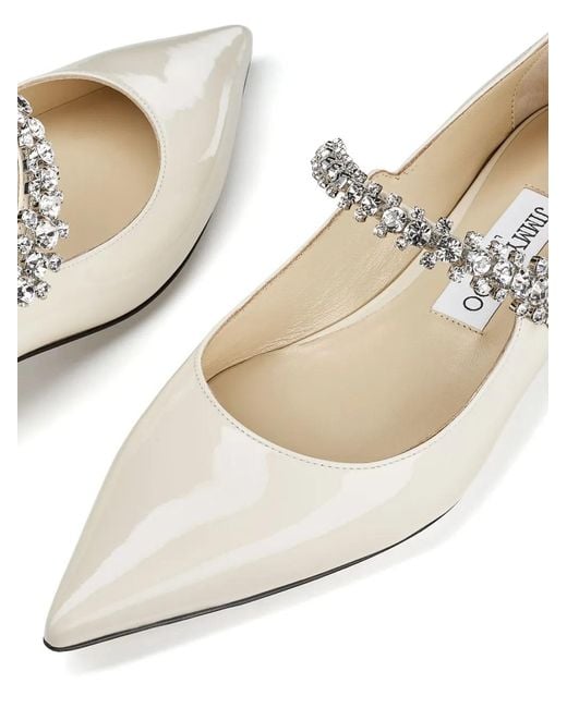 Jimmy Choo Natural Bing Pump Flat