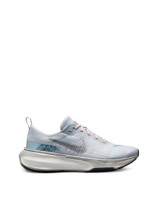 Nike White Zoomx Invincible Run Flyknit 3 Sneakers