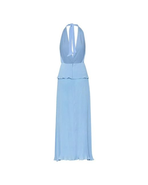 Baobab Blue Merida V-Neck Maxi Dress