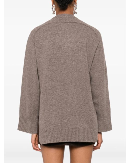 Jersey con cuello redondo Loulou de Saison de color Brown