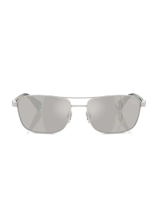 Burberry Gray Pilot-Frame Sunglasses for men