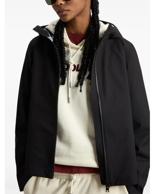 Woolrich Black Zip-Up Bomber Jacket