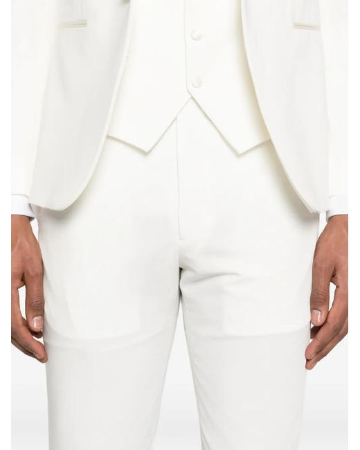 Reveres 1949 White Single-Breasted Suit for men