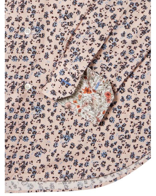 メンズ Paul Smith Scattered Daisy プリント シャツ Pink