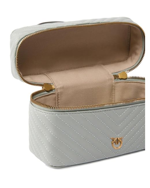 Borsa Mini Trapuntata di Pinko in White