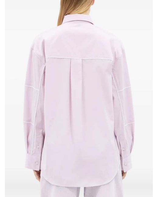 MSGM Pink Long-Sleeve Shirt