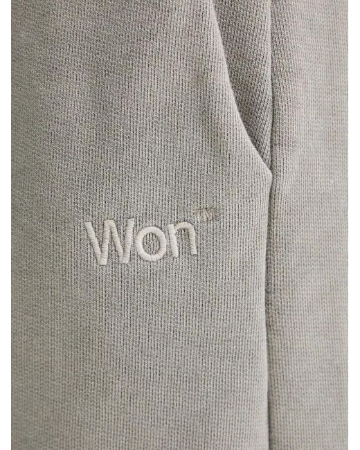 Won Hundred Sweater Met Rits En Zak in het Gray