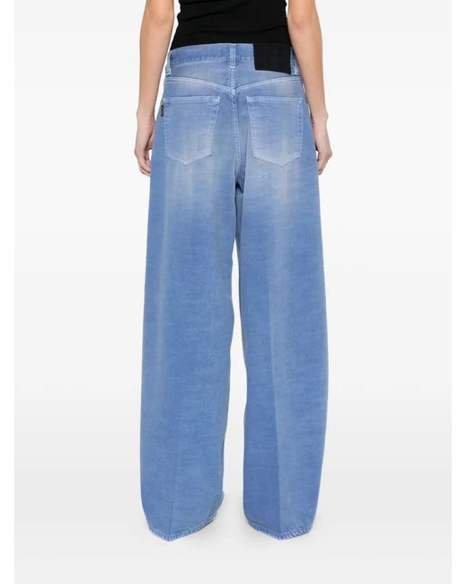 Haikure Blue Button Jeans