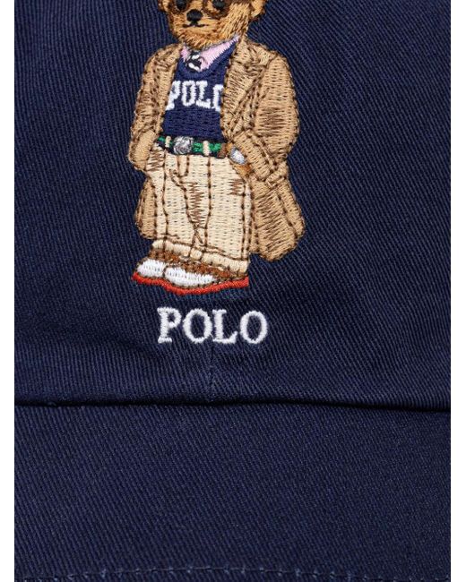 Polo Ralph Lauren Blue Polo Bear Baseball Cap