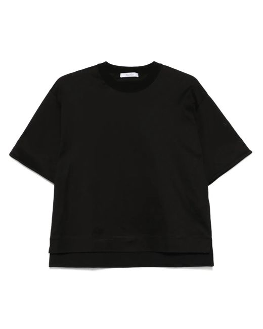 Max Mara Black Cotton T-Shirt