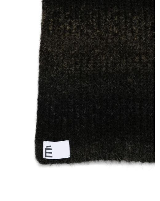 Etudes Studio Black Striped Scarf