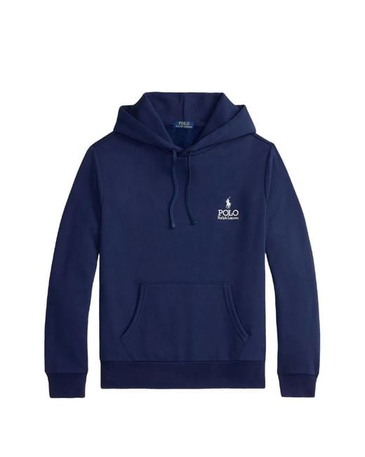 Polo Ralph Lauren Blue Logo-Detail Hoodie for men