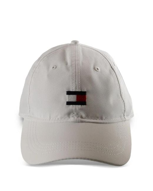 Tommy Hilfiger Gray Ardin Logo-Patch Baseball Cap