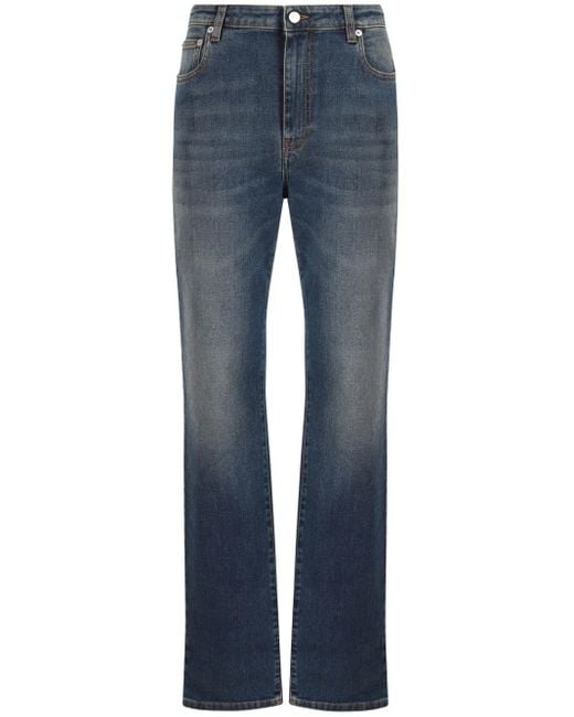 Fabiana Filippi Blue Mid-Rise Bootcut Jeans