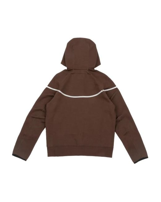 Nike Brown Tech Windrunner Hoodie for men