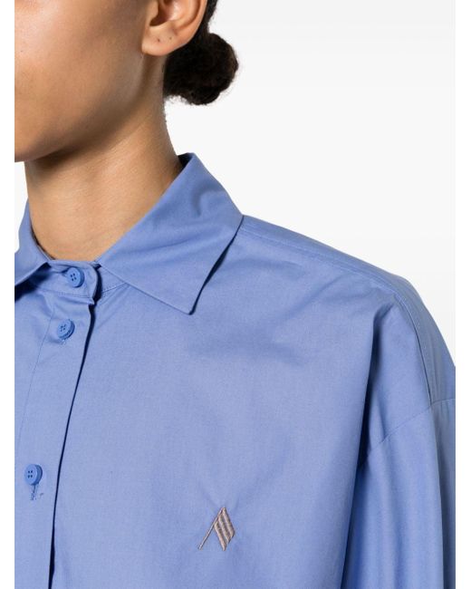 Camisa Diana de manga larga The Attico de color Blue