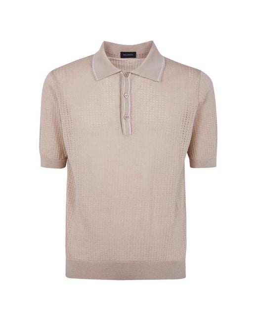 Tagliatore Pink Classic Polo Shirt for men