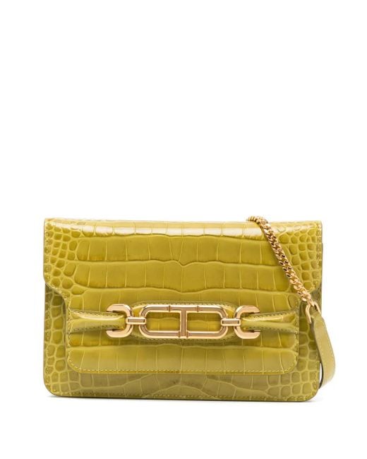 Tom Ford Yellow Small Whitney Crossbody Bag