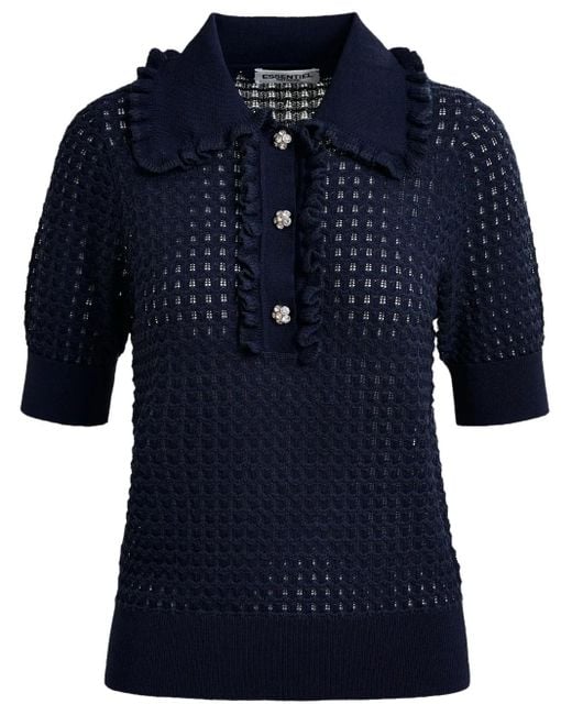 Polo Hemirates Essentiel Antwerp en coloris Blue