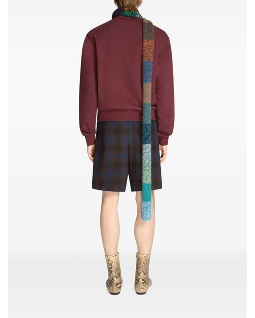 Dries Van Noten Blue Viscose Shorts for men