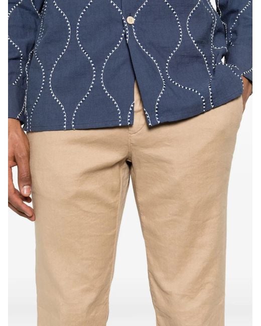 Karl Lagerfeld White Button Trousers for men