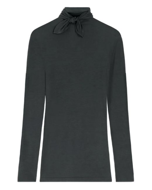 Haut À Col Noué Lemaire en coloris Black