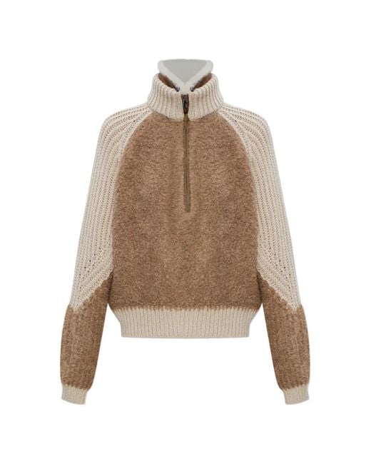 Sease Natural Zipped Sweater