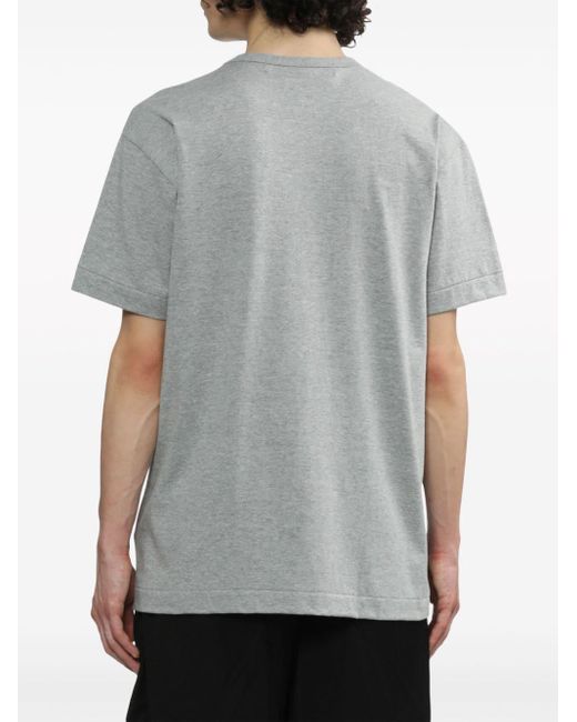 T-shirt Triple T en coton COMME DES GARÇONS PLAY pour homme en coloris Gray