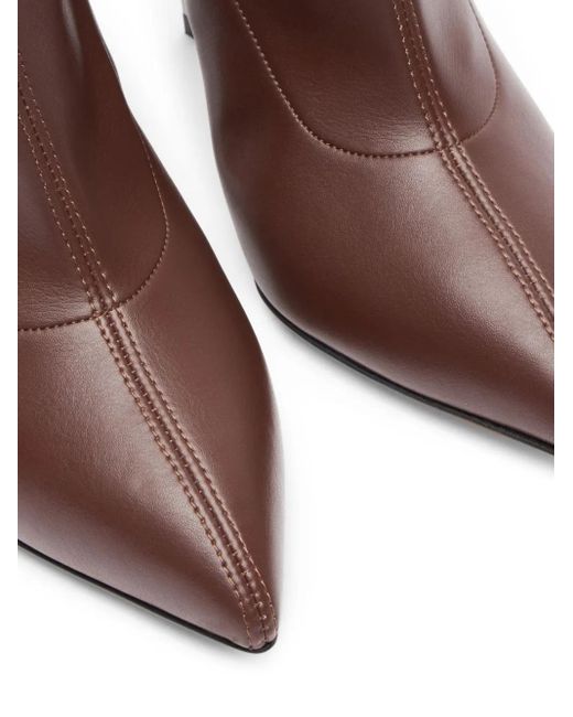 Casadei Brown 100Mm Blade Boots