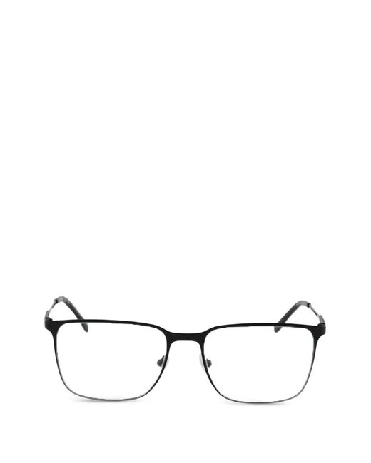 Lacoste Black Rectangle-Frame Glasses for men