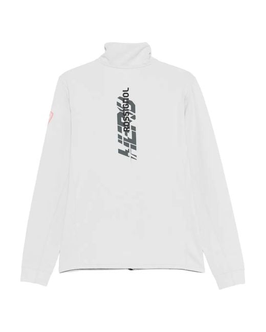 Rossignol White Hero Logo-Print Jacket for men