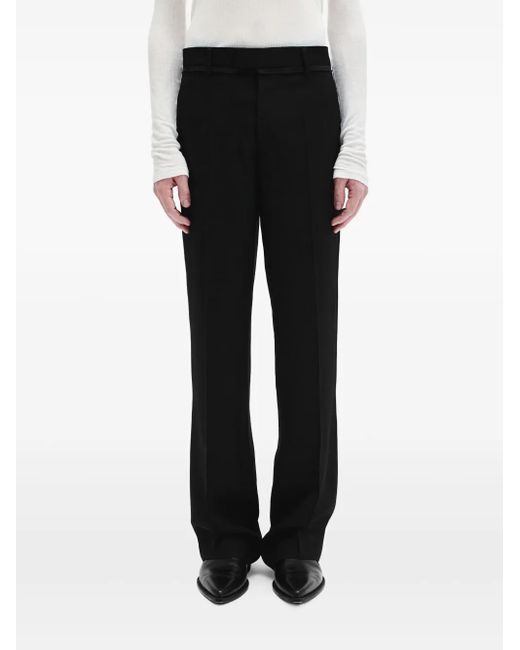 Ann Demeulemeester Black Tailored Trousers for men