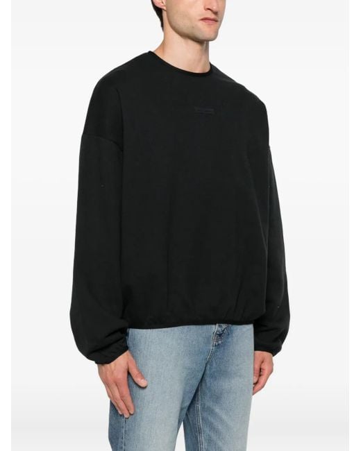 Fear Of God Black Logo-Print Sweatshirt for men